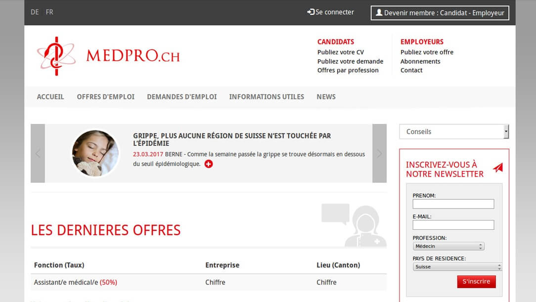 Medpro Application Medpro a Job Portal Developed in Drupal Theme & Module Integration