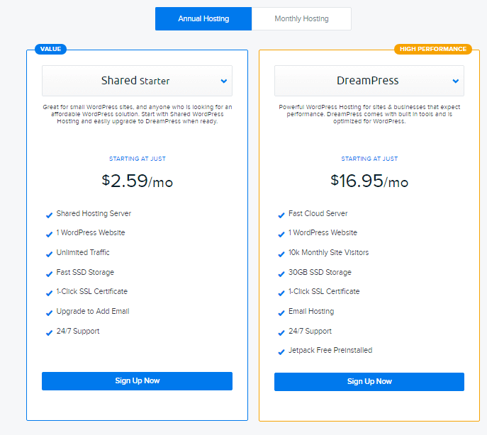 Dreamhost-wordpress-hosting-plans